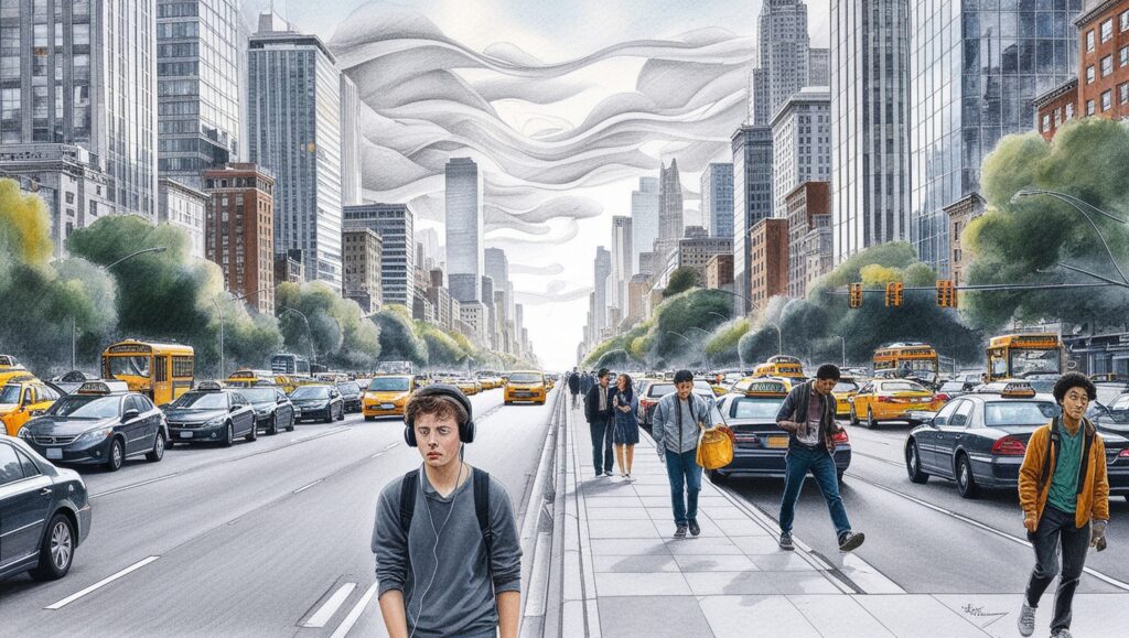 How Does Urban Noise Reshape the Human Brain 2025