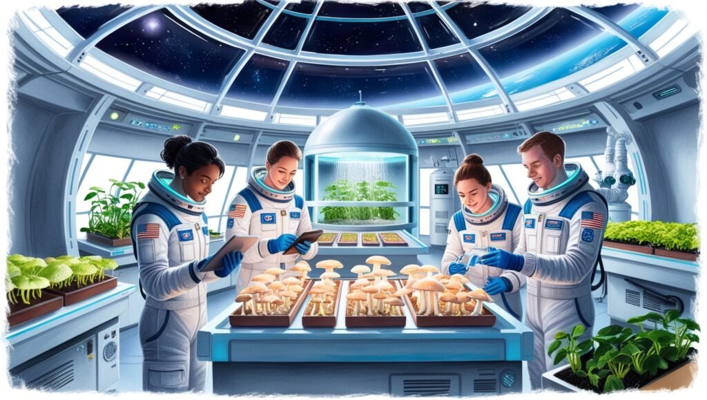 Can Mushrooms Grow in Space Environments?