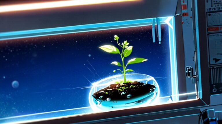 Can moong seeds sprout in microgravity?