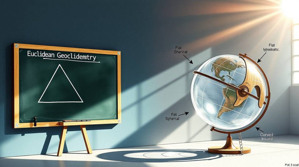 What makes non-Euclidean geometry so different?