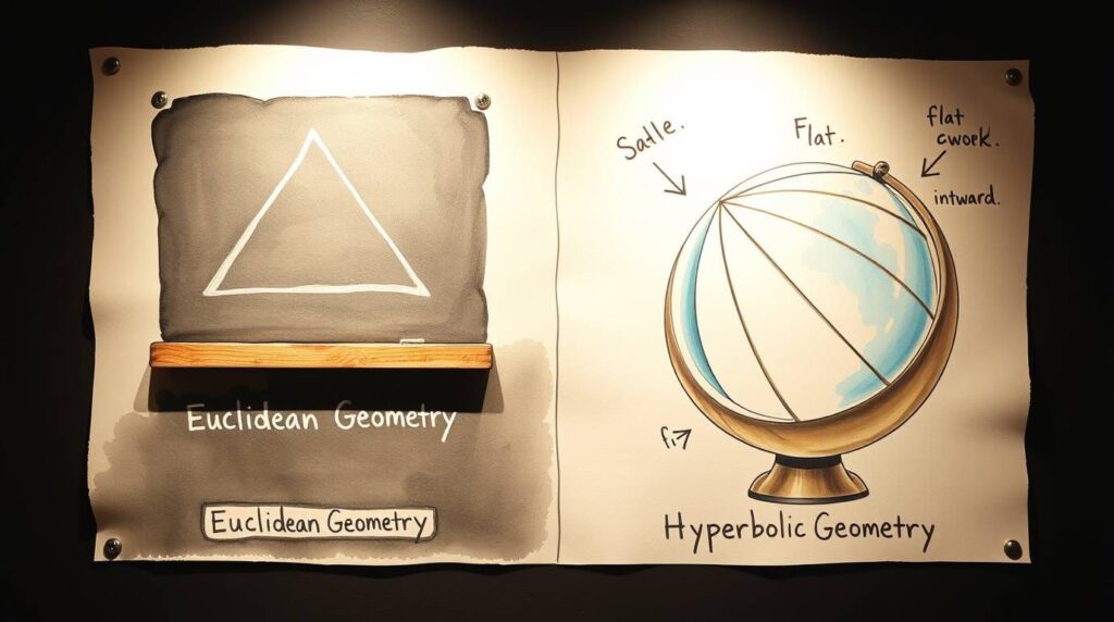 What makes non-Euclidean geometry so different?