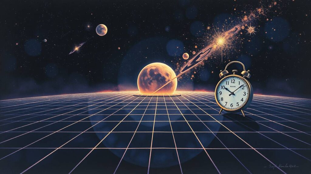 Why does time move slower near massive objects?