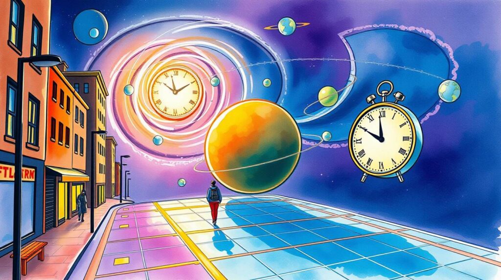 Why does time move slower near massive objects?