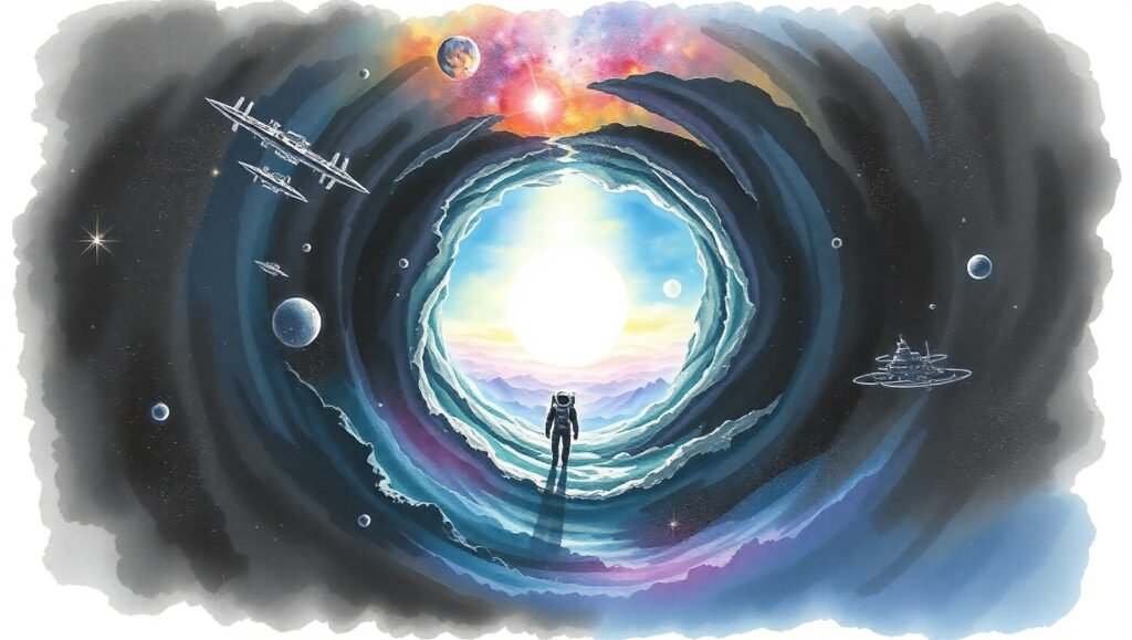 What if Black Holes Lead to Other Worlds?