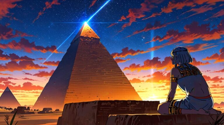 What if unknown forces built the pyramids?