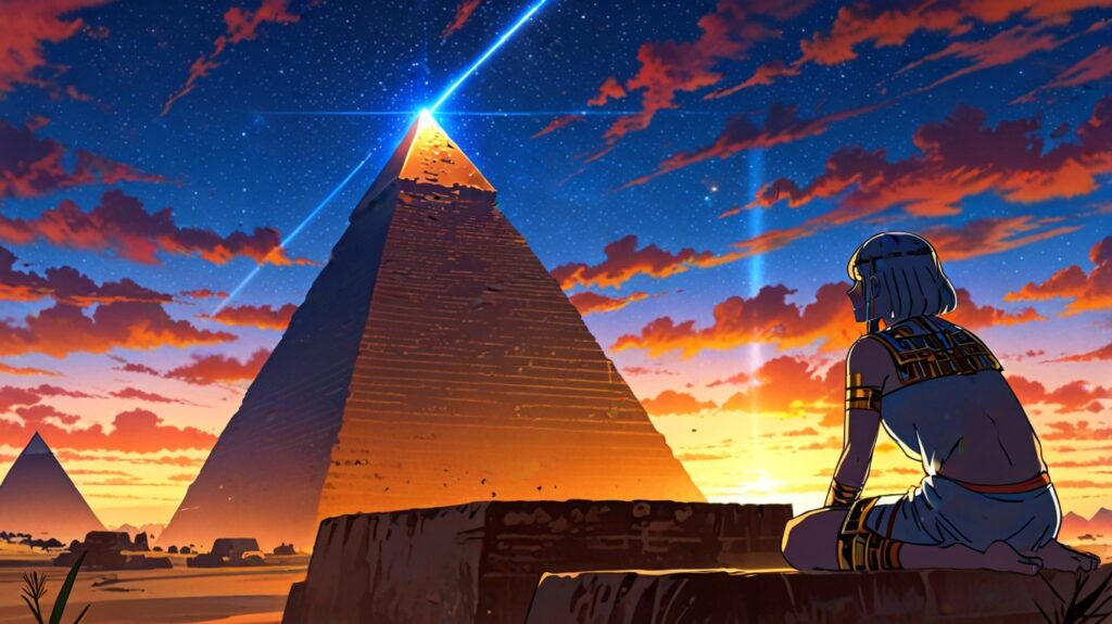 What if unknown forces built the pyramids?