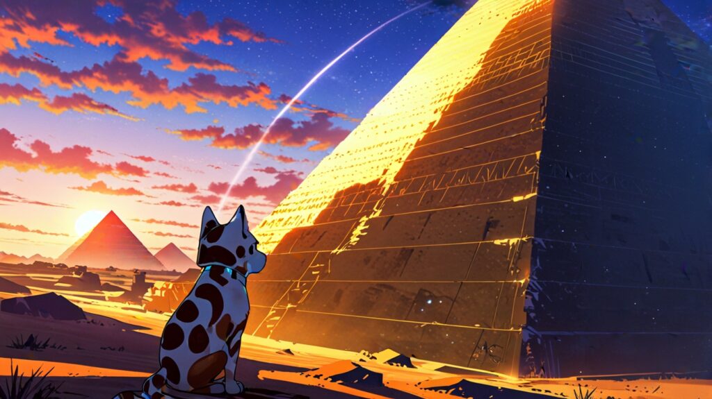 What if unknown forces built the pyramids?