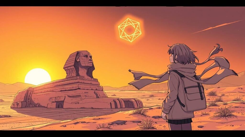 What if the Sphinx hides non-human secrets?