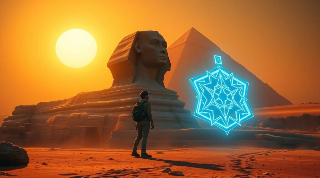 What if the Sphinx hides non-human secrets?