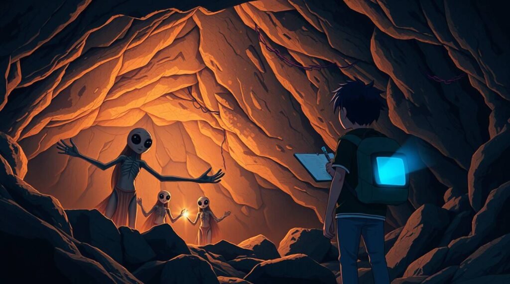What if cave art depicts non-human beings?