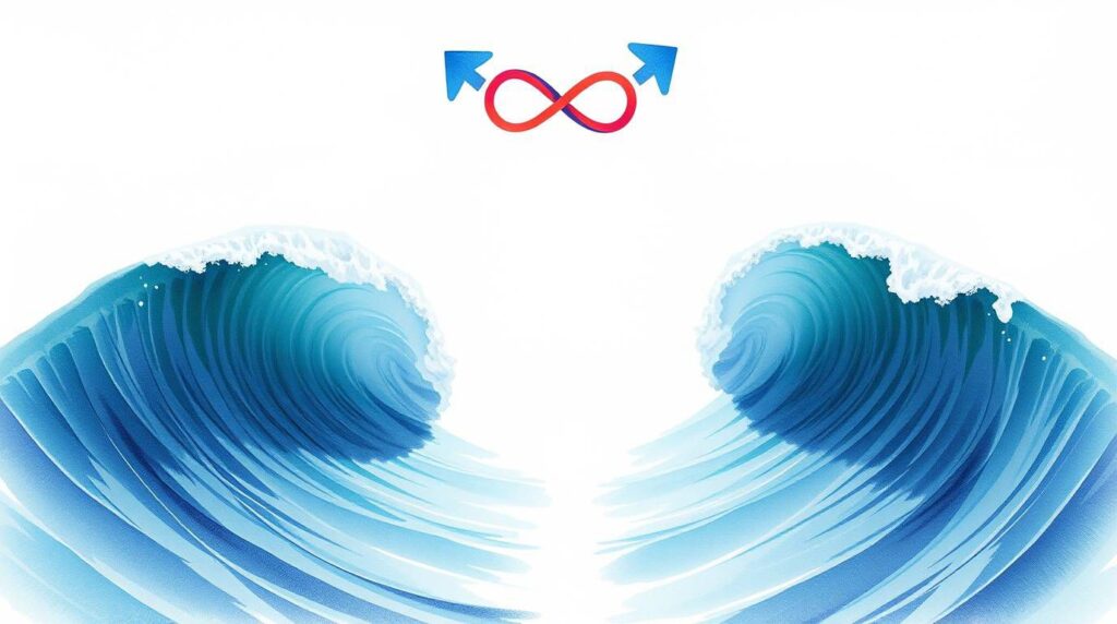 What causes destructive interference in waves?