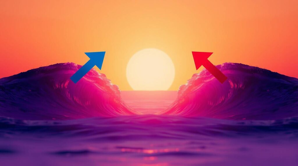 What causes destructive interference in waves?