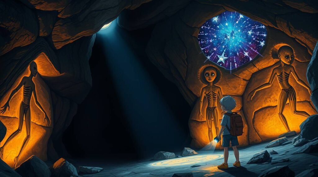 What if cave art depicts non-human beings?