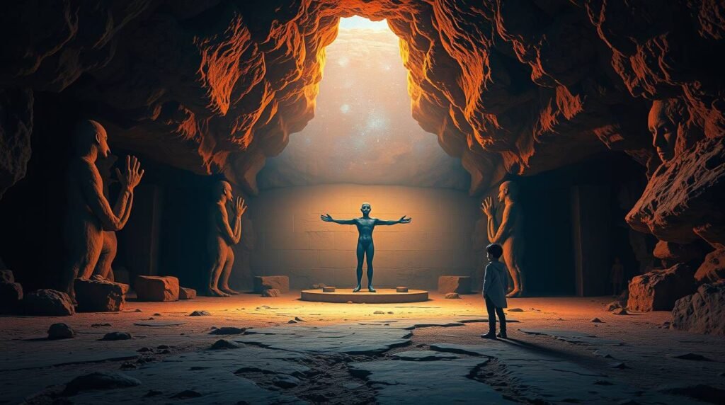 What if cave art depicts non-human beings?
