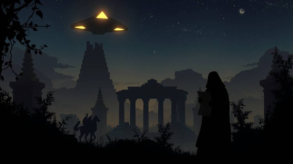 What if ancient texts hide alien truths?