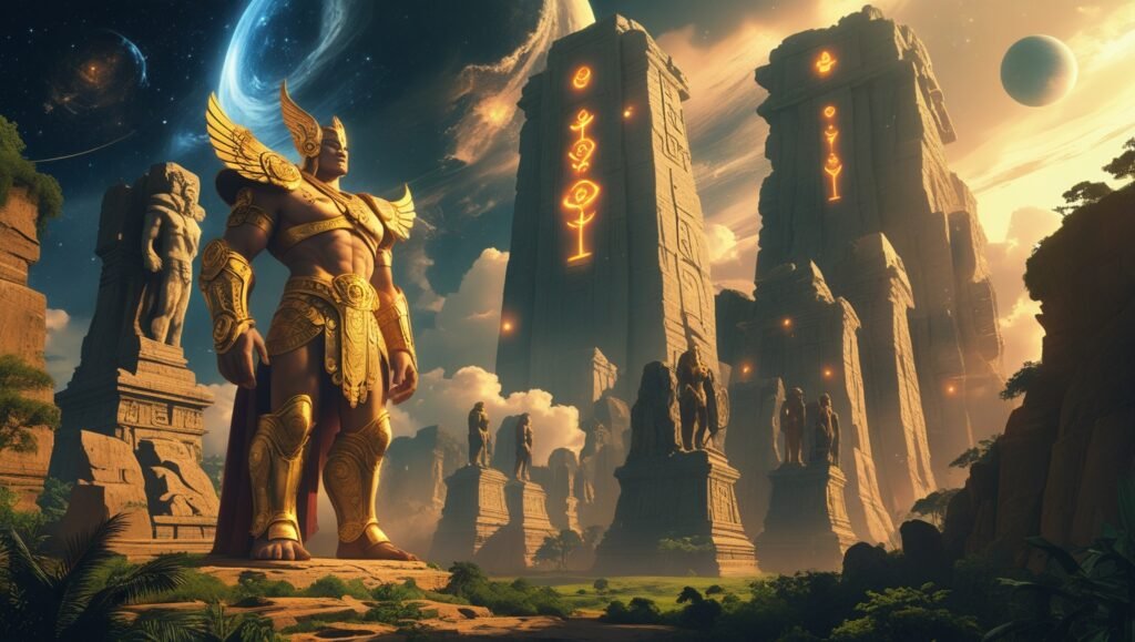 god ruled earth, ancient gods theory, gods before humans, pre-human civilization, lost civilizations, ancient alien gods, anunnaki theory, What If Gods Ruled Earth Before Humans?