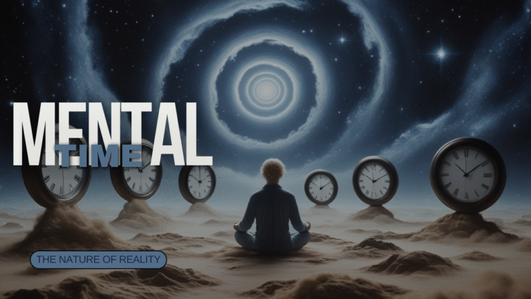 What if time is only a mental construct?
