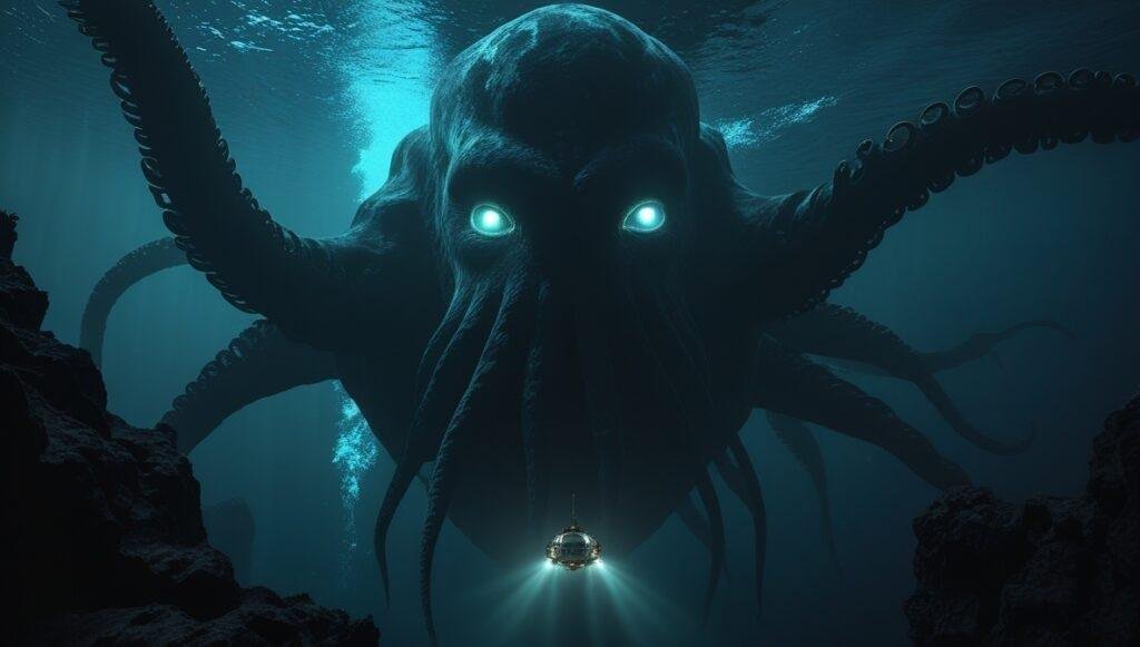 What if the Mariana Trench hides a giant being?