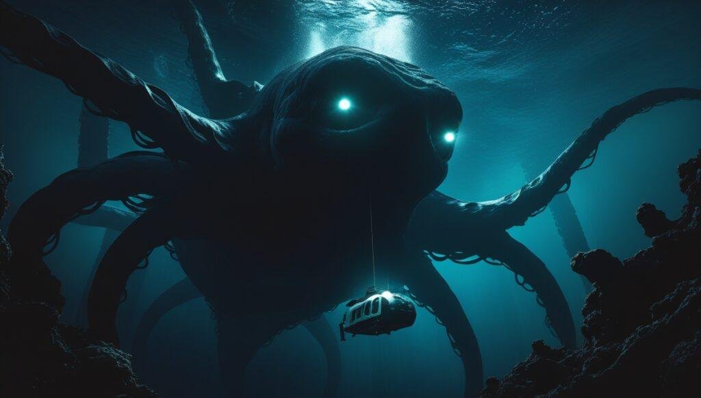 What if the Mariana Trench hides a giant being?