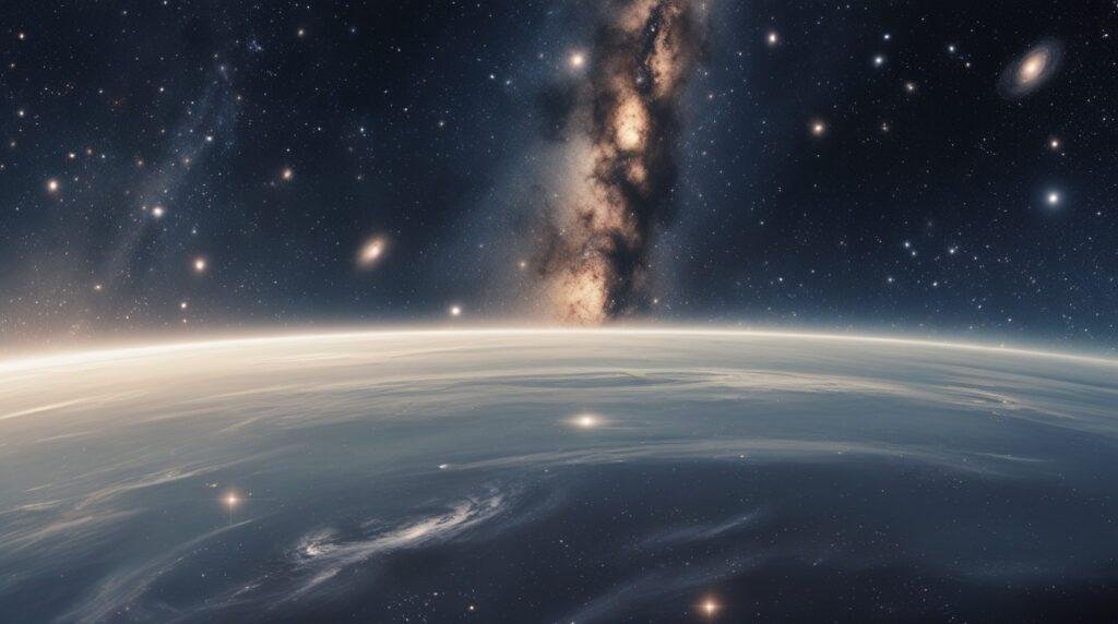 What if the universe has a dark boundary?